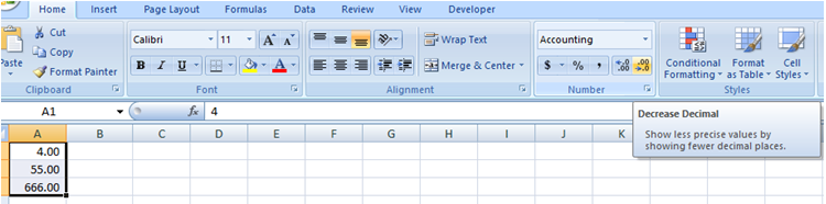 steps explaining how to underline entire excel cell width